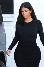 KIM KARDASHIAN Leaves Bunim/Murray Productions Studio in Van Nuys
