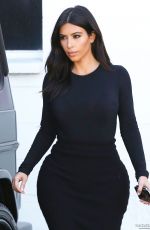 KIM KARDASHIAN Leaves Bunim/Murray Productions Studio in Van Nuys