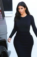 KIM KARDASHIAN Leaves Bunim/Murray Productions Studio in Van Nuys