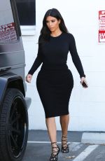 KIM KARDASHIAN Leaves Bunim/Murray Productions Studio in Van Nuys