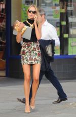 KIMBERLEY GARNER in Short Skirt Out in London 3009