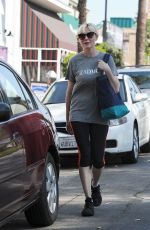 KIRSTEN DUNST in Leggings Leaves a Gym in Los Angeles 0810