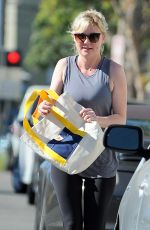 KIRSTEN DUNST in Spandex Out in Studio City