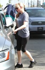 KIRSTEN DUNST Leaves a Gym in Studio City 1010