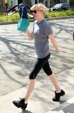 KIRSTEN DUNST Leaves a Gym in Studio City 1010