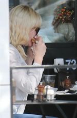 KIRSTEN DUNST Out for Lunch with Her Mother