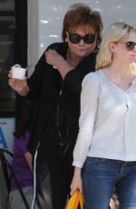 KIRSTEN DUNST Out for Lunch with Her Mother