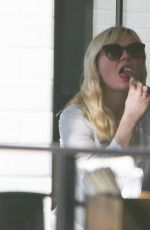 KIRSTEN DUNST Out for Lunch with Her Mother