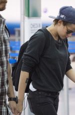 KRISTEN STEWART at JFK Airport in New York 0510