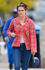 KRISTEN STEWART in Jeans Out and About in New york 0710