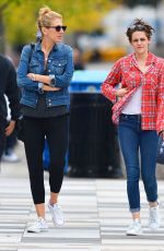 KRISTEN STEWART in Jeans Out and About in New york 0710