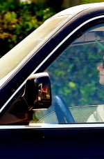 KRISTEN STEWART with Friend Driving Out in Los Angeles