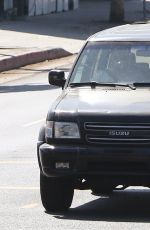 KRISTEN STEWART with Friend Driving Out in Los Angeles