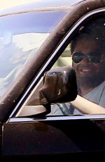 KRISTEN STEWART with Friend Driving Out in Los Angeles