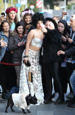LADY GAGA Leaves Her Hotel in Stockholm