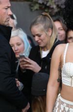 LADY GAGA Leaves Her Hotel in Stockholm