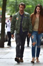 LANA DEL REY and Francesco Carrozzini Out in Soho
