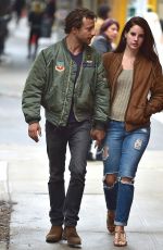 LANA DEL REY and Francesco Carrozzini Out in Soho