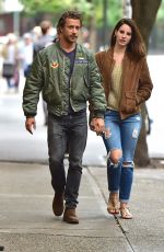 LANA DEL REY and Francesco Carrozzini Out in Soho