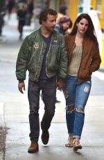 LANA DEL REY and Francesco Carrozzini Out in Soho