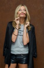 LAURA WHITMORE at Mustache Event for Movember in London