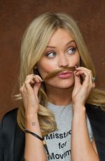 LAURA WHITMORE at Mustache Event for Movember in London