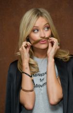 LAURA WHITMORE at Mustache Event for Movember in London