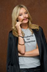 LAURA WHITMORE at Mustache Event for Movember in London