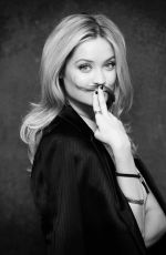 LAURA WHITMORE at Mustache Event for Movember in London
