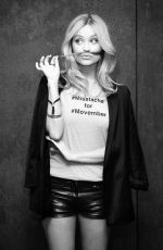 LAURA WHITMORE at Mustache Event for Movember in London