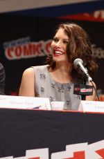 LAUREN COHAN at The Walking Dead Press Conference at Comic-con in New York