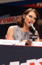 LAUREN COHAN at The Walking Dead Press Conference at Comic-con in New York