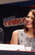 LAUREN COHAN at The Walking Dead Press Conference at Comic-con in New York