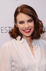 LAUREN COHAN at The Walking Dead Press Conference in New York
