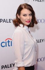 LAUREN COHAN at The Walking Dead Press Conference in New York