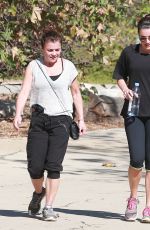 LE MICHELE in Leggings Out Hiking in Los Angeles 2610