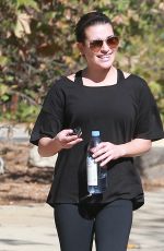 LE MICHELE in Leggings Out Hiking in Los Angeles 2610