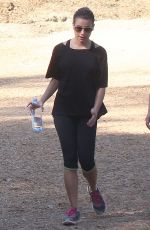 LE MICHELE in Leggings Out Hiking in Los Angeles 2610