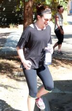 LE MICHELE in Leggings Out Hiking in Los Angeles 2610