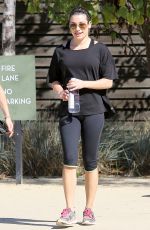 LE MICHELE in Leggings Out Hiking in Los Angeles 2610