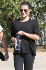 LE MICHELE in Leggings Out Hiking in Los Angeles 2610