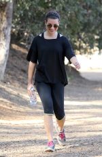 LE MICHELE in Leggings Out Hiking in Los Angeles 2610