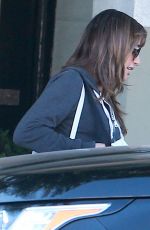 LEA MICHEL in Tights Out Shopping in Los Angeles