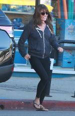 LEA MICHEL in Tights Out Shopping in Los Angeles