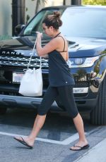LEA MICHELE Arrives at a Spa in Los Angeles 1810