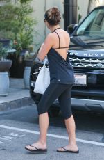 LEA MICHELE Arrives at a Spa in Los Angeles 1810