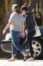 LEA MICHELE Arrives at Dreamworks Studios in Los Angeles