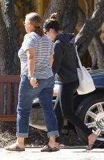 LEA MICHELE Arrives at Dreamworks Studios in Los Angeles