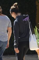 LEA MICHELE Arrives at Dreamworks Studios in Los Angeles
