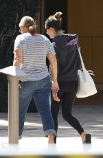 LEA MICHELE Arrives at Dreamworks Studios in Los Angeles
